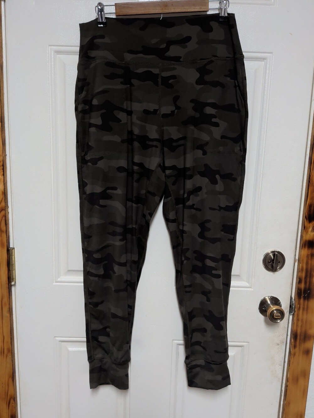 G Gradual Womens Joggers High Waisted Pockets Loose Leggings Camouflage Size XL